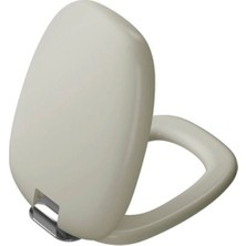 Vitra Plural 126-420-009 Klozet Kapağı Duroplast, Üstten Sıkmalı Mat Bej