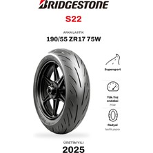 Bridgestone S22 190/55 ZR17 75W Arka Motosiklet Lastiği (2025)