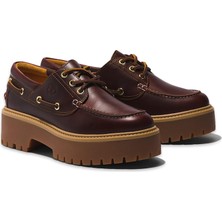 Timberland TB0A2QDM Stone Street Boat Shoe Bordo Kadın Ayakkabı
