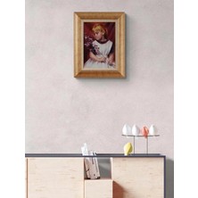 Simurg Sanatevi Çocuk Yağlı Boya Tablosu - Tuval Üzerine El Yapımı - 35 x 50 cm