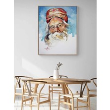 Simurg Sanatevi Baba Figüratif Yağlı Boya Tablosu - Tuval Üzerine El Yapımı - 80 x 100 cm