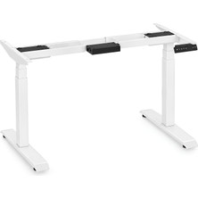 CoverZone Tablasız Çift Motorlu Elektrikli Yükseklik Ayarlı Masa Iskeleti 58-125CM Yükseklik, 100KG Kapasite, 30MM/SN Hız, 110-150CM GENIŞLIK,KSD-T03