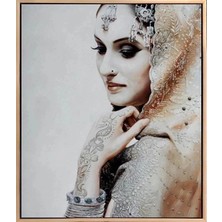 Simurg Sanatevi Derin Güzellik Yağlı Boya Tablosu - Tuval Üzerine El Yapımı - 50 x 60 cm
