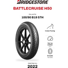 Bridgestone Battlecruise H50 100/90 B19 57H Ön Motosiklet Lastiği (2022)