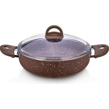 Saflon SF8626GR Granit Line 26 cm Basık Tencere 3.50 Litre