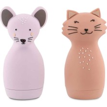Trixie Mrs. Cat & Mrs. Mouse Su Sıçratan Hayvanlar Banyo Oyuncağı 37-685