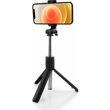 Tr Mini Tripod Bluetooth Kumandalı Kablosuz Selfie Çubuğu Yeni Model Youtuber