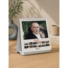 Keskin Color 2027 Yılı (16X15) cm Kare Masa Takvimi Atatürk