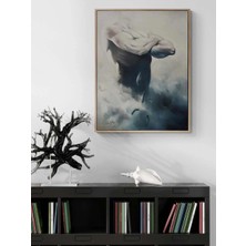 Simurg Sanatevi Güç Yağlı Boya Tablosu - Tuval Üzerine El Yapımı - 60 x 80 cm