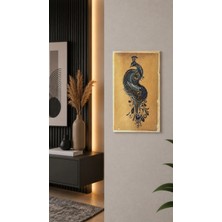 East West Trading Tavus Kuşu Tablo 23X13 cm – Geleneksel Motifli Nostaljik Dekoratif Duvar Tablosu