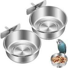 Pets Clup Çelik Kuş Mama ve Su Kabı 30 Oz