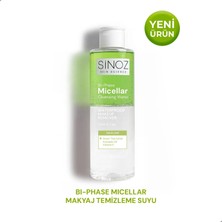 Sinoz Çift Fazlı Micellar Makyaj Temizleme Suyu 200 ml (Suya Dayanıklı Makyaj)