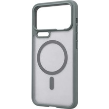 sbodurhome Xiaomi Mi 17 Pro Max Loji Magsafe Kapak - Gri