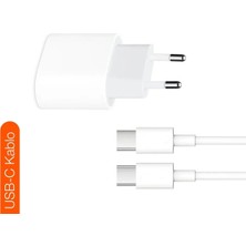 Apple Iphone 15 16 17 Plus Pro Max Redmi Samsung Typc-E Hızlı Şarj Aleti 25W 15 16 Pro Max Typc Uyumlu