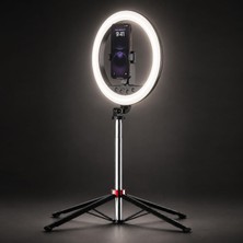 Gy Atelier 10 Inç Ring Light 2.1 M Tripod Bluetooth Kumandalı Type-C NP-L15