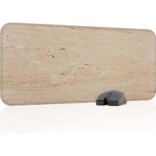 Gy Atelier Traverten Oyuncu Gaming Mouse Pad Kauçuk Kaymaz Taban Mousepad (V1, 70X30 Xl)