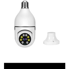 Gy Atelier Ampul Kamera Harekete Duyarlı Gece Görüşlü Kablosuz Bebek Izleme Kamerası Güvenlik Akıllı Wifi 360HD