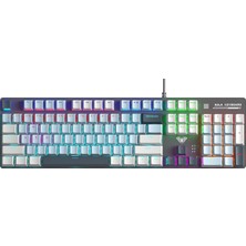 Gy Atelier S500 Blue Switch Rgb Makrolu Kablolu Gaming Mekanik Oyuncu Klavyesi Mavi