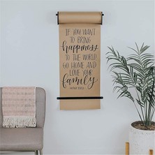 Gy Atelier Kraft Kağıt Dağıtıcı ve Kesici Duvar Rafı, Kraft Kağıt Ruloları Için Raf, Ev/mutfak Için, Çelik Çerçeve Genişliği, 37 cm / 14,5 Inç
