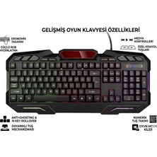 Gy Atelier Rgb Mekanik Oyuncu Klavyesi, 104 Tuş, USB Type-C Kablolu, Gaming Keyboard