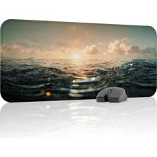 Gy Atelier Okyanus Gaming Mouse Pad Kauçuk Kaymaz Taban Mousepad (V4, 70X30 Xl)