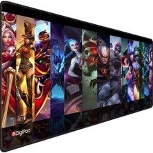 Gy Atelier Digipod Gaming Mousepad Oyuncu Mouse Pad 90X40 Xxl Büyük Oyuncu Mousepad Kaymaz Taban Dikişli 4mm Kalınlık Dikişli Kenar Su Tutmaz Silinebilir Spedd Kumaş