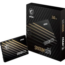 Gy Atelier SSD Spatıum S270 Sata 2.5 240GB R:500 W:400