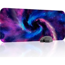 Gy Atelier Galaksi Evren Oyuncu Gaming Mouse Pad Kauçuk Kaymaz Taban Mousepad (V1, 70X30 Xl)