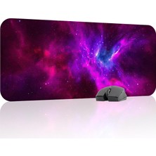 Gy Atelier Galaksi Evren Oyuncu Gaming Mouse Pad Kauçuk Kaymaz Taban Mousepad (V5, 70X30 Xl)