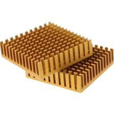 Gy Atelier Peltier Uyumlu Alüminyum 4X4CM Soğutucu Gold Renk