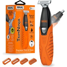 Gy Atelier Yüz Saç ve Burun Bakımı Için Trim Ninja Hybrid Elektrikli Tıraş Makinesi - 2 Kafa - Erkekler Için Çift Yönlü Elektrikli Sakal Düzeltici - Erkekler Için Hassas Kulak ve Burun Saç Düzeltici - Model