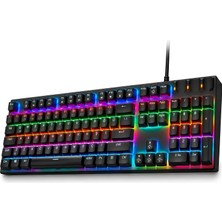 Gy Atelier Node Game Kablolu Rgb Mekanik Oyuncu Klavye Bilek Destekli Kb-18