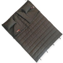 Gy Atelier Elika 350 Siyah -15 Derece Birleşebilir Çift Kişilik Yastıklı Uyku Tulumu