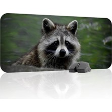 Gy Atelier Rakun Oyuncu Gaming Mouse Pad Kauçuk Kaymaz Taban Mousepad (V4, 70X30 Xl)