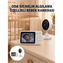 Gy Atelier My Best Store Sıcaklık Sensörlü Güvenli Bebek Kamerası Iki Yönlü Ses Yeni Nesil
