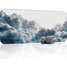 Gy Atelier Bulutlar Gaming Mouse Pad Kauçuk Kaymaz Taban Mousepad (V1, 70X30 Xl)