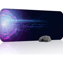 Gy Atelier Fütüristik Gaming Mouse Pad Kauçuk Kaymaz Taban Mousepad (V1, 70X30 Xl)