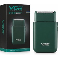 Gy Atelier V-390 Yüz Bakımı Için Profesyonel Elektrikli Tıraş Makinesi - Pistonlu Bıçak ve USB Seyahat Tıraş Makinesi ile Ultra Ince Şarj Edilebilir Sakal Düzeltici - Yeşil