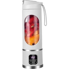 Gy Atelier Polham 1500MAH Şarjlı Taşınabilir 12 Bıçaklı 50W Süper Güçlü Buz Kırıcı Kişisel Smoothie Blenderı