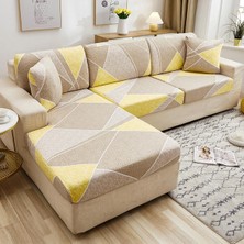 Gy Atelier Kanepe Arka Yastık Kılıfları Elastik L Şekilli Bölümlü Koltuk Kılıfı Mobilya Koruyucu Oturma Odası Için Kılıf (Uzunluk 65-80 cm Genişlik 45-60 Cm)