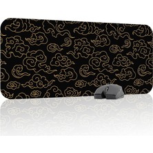 Gy Atelier Çin Desenleri Oyuncu Gaming Mouse Pad Kauçuk Kaymaz Taban Mousepad (V5, 70X30 Xl)