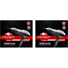 Gy Atelier Pr 4500 Profesyonel Saç Kurutma Makinesi, 2500 Watt Performance, Siyah, 2 Adet