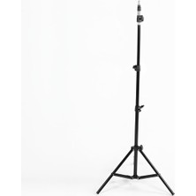 Gy Atelier Universal Girişli Ring Light Tripodu 2.1 Metre Ayarlanabilir Işık Standı – Katlanabilir Hafif Tripod, Telefon Tutucu ve Kamera Uyumlu Yayıncı Standı