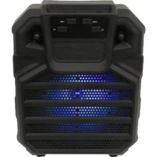 Gy Atelier 1397 Siyah 6 ile Uyumlu,5 Inc Rgb Ledli Taşınabilir Bluetooth Hoparlör Parti Speaker