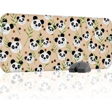 Gy Atelier Panda Oyuncu Gaming Mouse Pad Kauçuk Kaymaz Taban Mousepad (V5, 70X30 Xl)