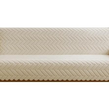 Gy Atelier 1 Adet Royam Peluş Pamuklu Sünger Tabanlı Kaymaz Koltuk Çekyat Örtüsü 160 x 210