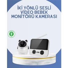 Gy Atelier Kablosuz Bebek Monitörü 720P Görüntü ve Geniş Ekran, UCZZZC5XBEBEKKAMERA-4