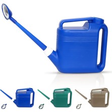 Gy Atelier Dış ve Iç Mekan Bitkileri Için 1,5 Galon Sulama Kabı, Hafif ve 5,5 L Kapasiteli Büyük Bahçe Sulama Kabı, Uzun Ağızlı ve Metal Çıkarılabilir Yağmurlama Başlıklı Plastik Sulama Kabı, Mavi