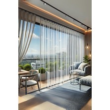 Gy Atelier Nelazım 160CM x 150CM Şeffaf Su Geçirmez Perde (Korniş Kullanımı Için), SFFFPERDE03MM059M