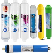 Gy Atelier Su Arıtma Filtresi 7 Aşamalı Mineral ve Alakli Filtreli Vontron 80 Gpd Membranlı